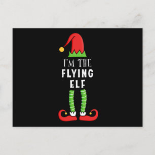 Cartão Postal Presente da família de natal de Elf