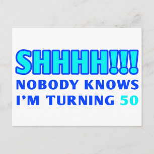 Cartão Postal Presente de 50 anos