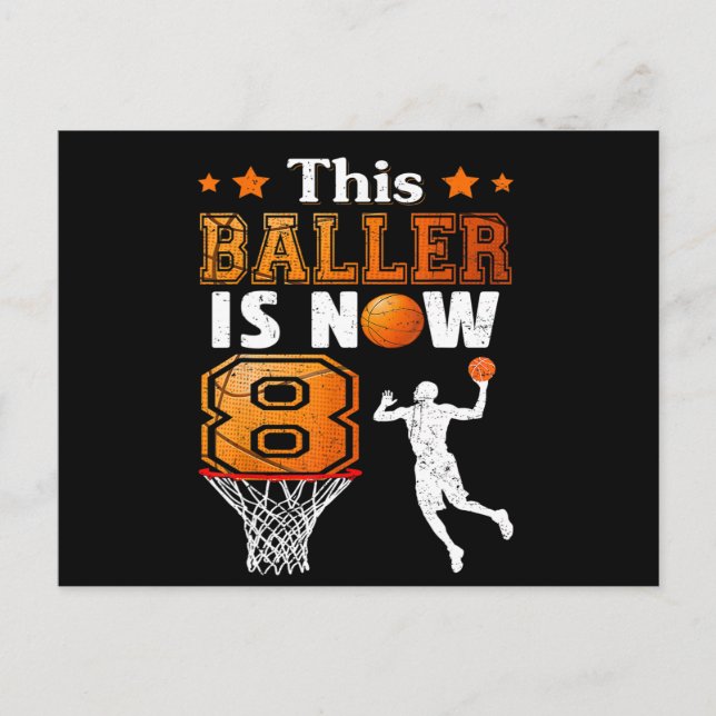 Cartão Postal Presente de 8º aniversário Este jogador agora tem  (Frente)