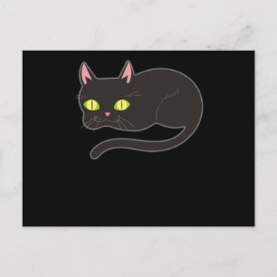 Cartão Postal Presente de Animal de Estimação Gato Desenho Engra