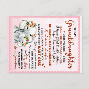 Cartão Postal Presente de aniversário de elefante para minha net