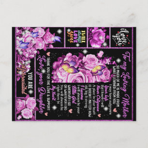 Cartão Postal Presente de Aniversário Para Minha Mãe, Ideia de P