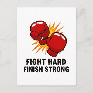 Cartão Postal Presente de boxe