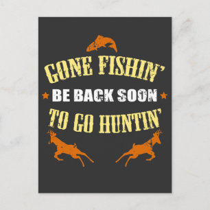 Cartão Postal Presente de caça para caçadores que adoram perse