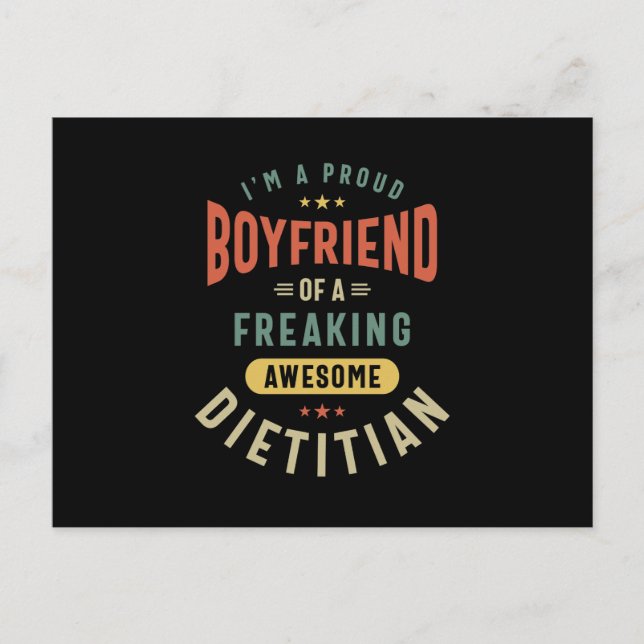 Cartão Postal Presente de Cargo Dietitiano (Frente)