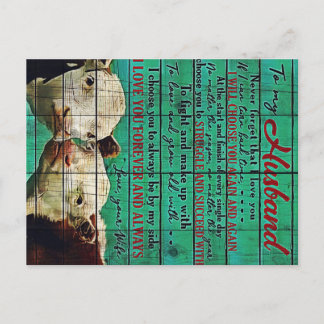 Cartão Postal Presente de Carta para Meu Marido | Carta para Ele