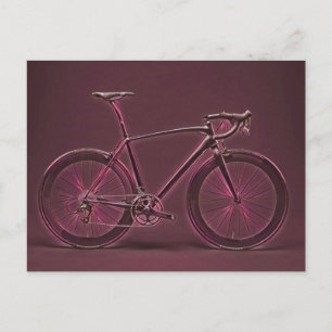 Cartão Postal presente de ciclismo vintage para ciclistas