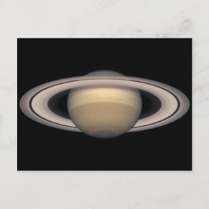 Cartão Postal Presente de Ciência e Astronomia de Saturno, 1999