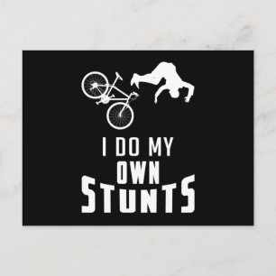 Cartão Postal Presente de Descida de bicicleta MTB em bicicleta