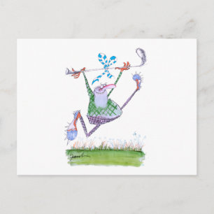 Cartão Postal presente de golfe, tony fernandes