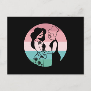 Cartão Postal Presente de gravidez de parto de parteira Obrigado