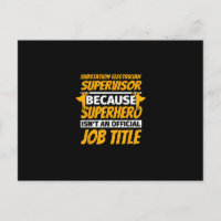 Presente de Humor Divertido Supervisor Eletricista