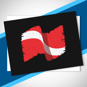 Cartão Postal Presente de Mergulho Autônomo - Bandeira de Mergul