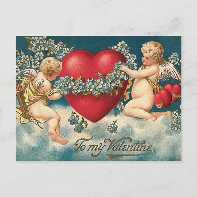 Cartão Postal Presente de meu coração (Frente)