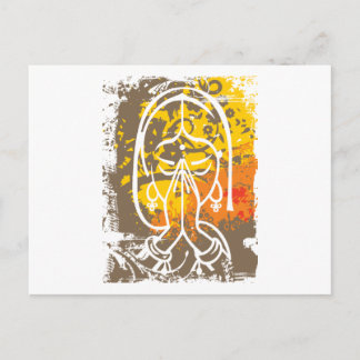 Cartão Postal Presente de Namaste