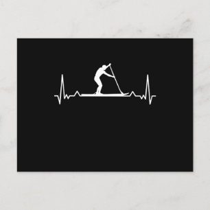 Cartão Postal Presente de paddle para praticante de paddle