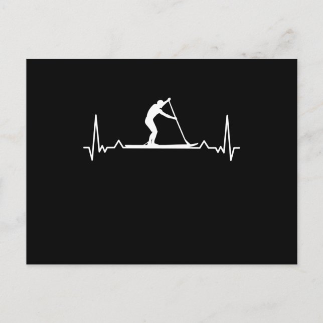 Cartão Postal Presente de remo para remador (Frente)