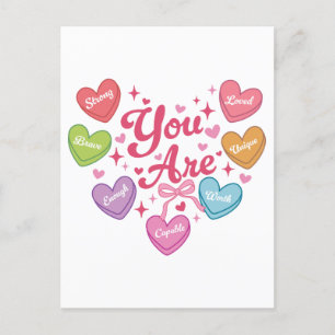 Cartão Postal Presente de Valentim Você é meu Amor