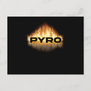Cartão Postal Presente Divertido de Fogos de Artifício Pirotécni