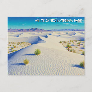 Cartão Postal Presente do Parque Nacional White Sands