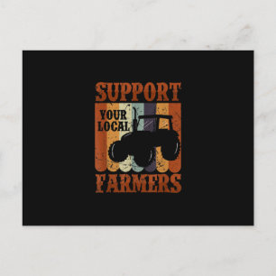 Cartão Postal Presente Engraçado Agricultor Fazenda de Frangos C