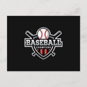 Cartão Postal Presente Engraçado no Bat Sports Pitcher