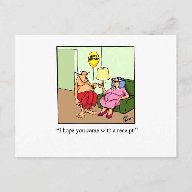 Cartão Postal Presente Hilário de Amor! (Frente)