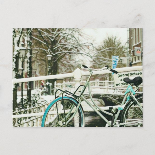 Cartão Postal Presente para amante do ciclismo (Frente)