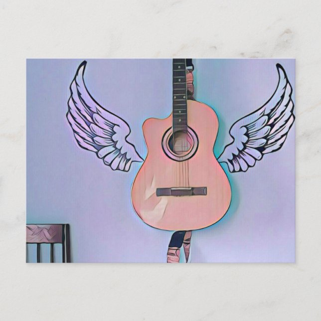Cartão Postal Presente para baixista (Frente)