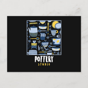 Cartão Postal Presente para esculpir porcelana de cerâmica do Po