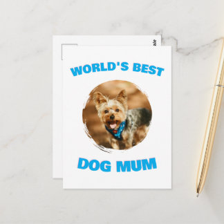 Cartão Postal Presente Personalizado Mínimo Melhor Cachorro Gato