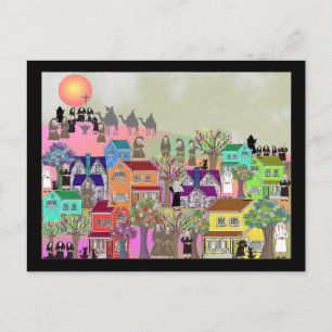 Cartão Postal Presentes católicos de arte monge e católica