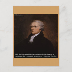 Cartão Postal Presentes de Alexander Hamilton