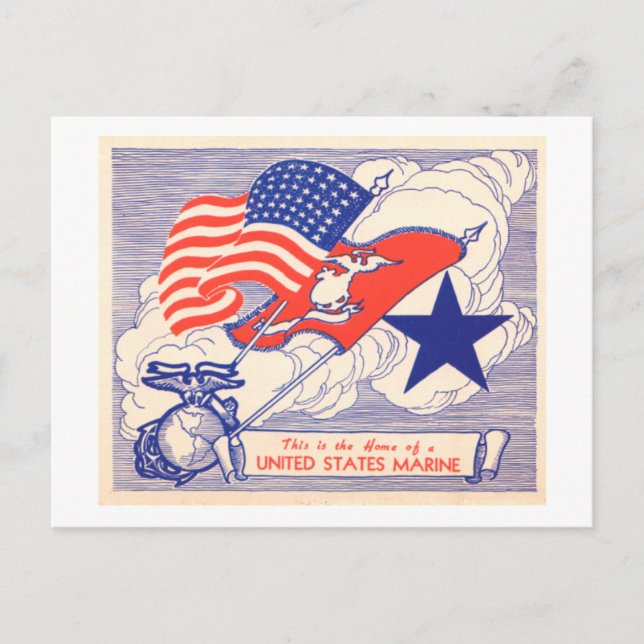 Cartão Postal Presentes de Apoio à Família Marinha (Frente)