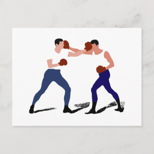 Cartão Postal presentes de boxe de vintage