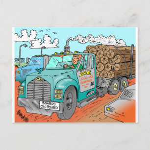 Cartão Postal Presentes de caminhoneiro
