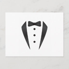 Cartão Postal Presentes de casamento e adereços de Tuxedo