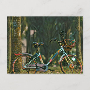 Cartão Postal presentes de ciclismo vintage