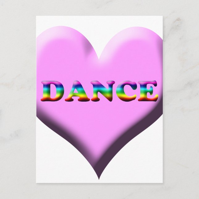 Cartão Postal Presentes de Dança! (Frente)