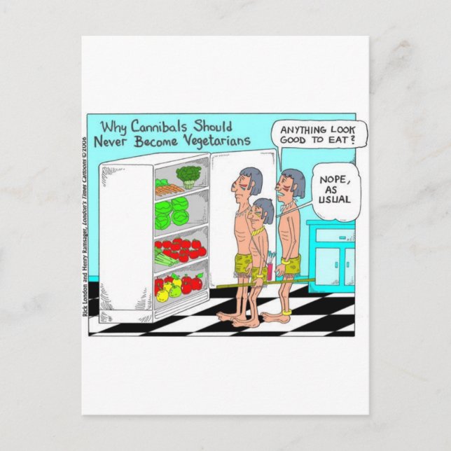 Cartão Postal Presentes de Desenhos Engraçados e Excêntricos de  (Frente)