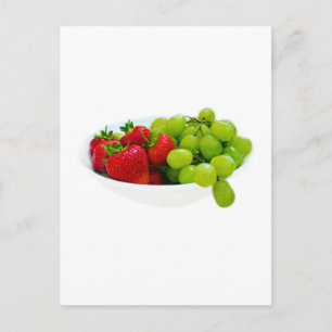 Cartão Postal Presentes de Destino de Salada de Fruta Saudável