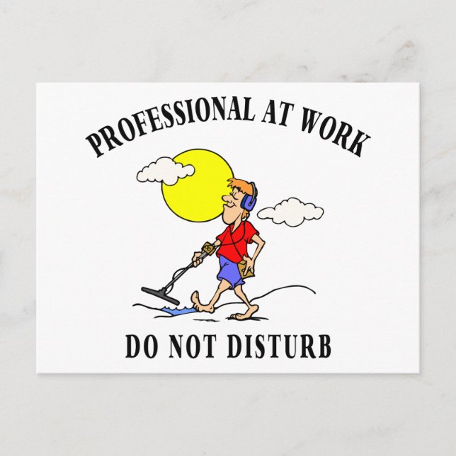 Cartão Postal Presentes de detecção de metais (Frente)