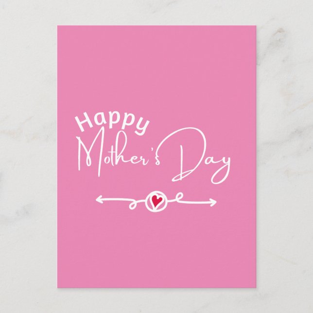 Cartão Postal Presentes de dia de as mães (Frente)