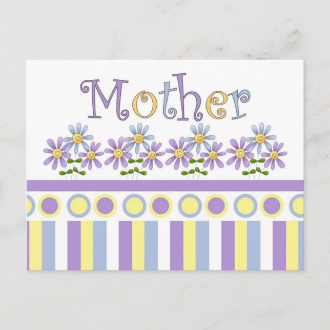 Cartão Postal Presentes de dia de as mães e Camisetas para mãe,  (Frente)
