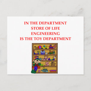 Cartão Postal presentes de ENGENHARIA
