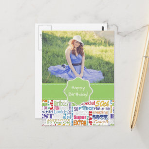 Cartão Postal Presentes De Festa de aniversário Únicos E Especia