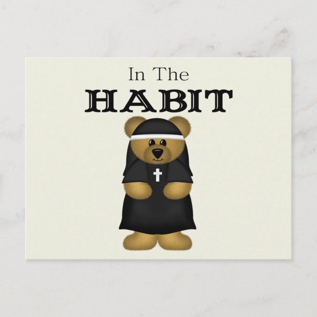 Cartão Postal Presentes de freira católicos (Frente)