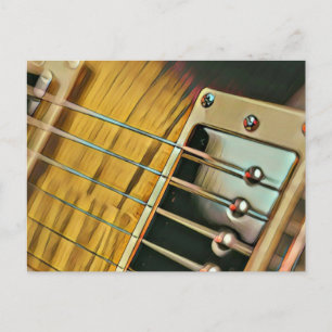 Cartão Postal Presentes de guitarra para ele