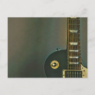 Cartão Postal Presentes de guitarra para ele