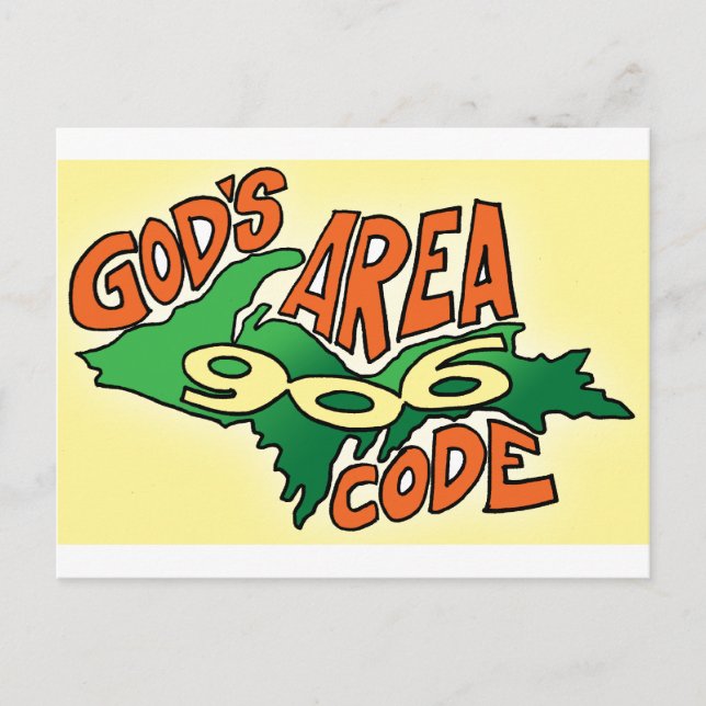 CARTÃO POSTAL PRESENTES DE MICHIGAN/PENINSULA SUPERIOR (Frente)